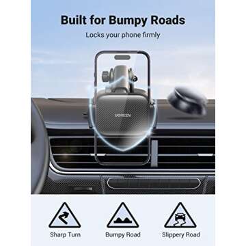 UGREEN Car Phone Holder: Secure & Flexible Mount for All Smartphones