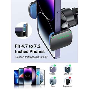 UGREEN Car Phone Holder: Secure & Flexible Mount for All Smartphones