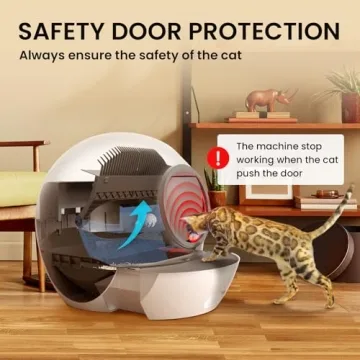 Elspet Smart Cat Litter Box with App Control