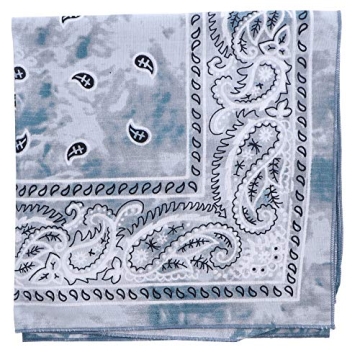 Motique Accessories Tie Dye Paisley Bandana - Stylish Cotton Accessory