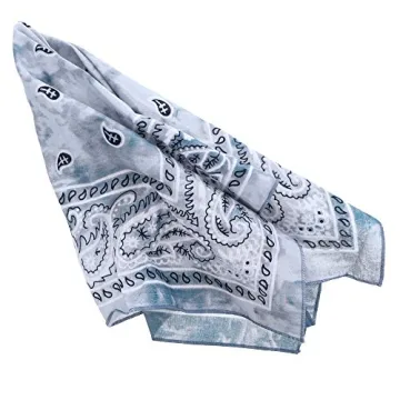Motique Accessories Tie Dye Paisley Bandana - Stylish Cotton Accessory
