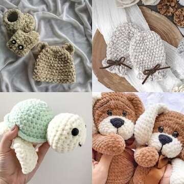 NORCIA Soft Velvet Chenille Yarn for Cozy Creations