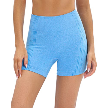 AHLW Seamless Workout Shorts for Women with Tummy Control