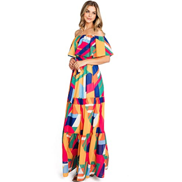 Stylish Flying Tomato Floral Print Maxi Dress for Women