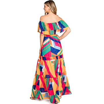 Stylish Flying Tomato Floral Print Maxi Dress for Women