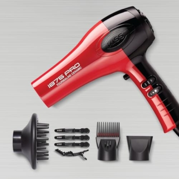 KISS 1875W Pro Tourmaline Hair Dryer with Accessories