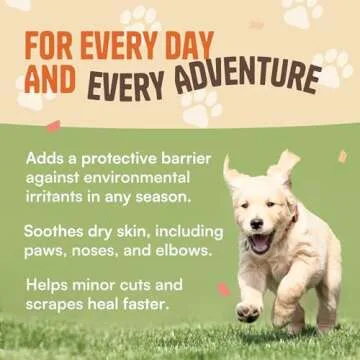Organic Dog Paw Balm - Lick Safe Moisturizer for Dogs