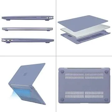 Stylish MOSISO MacBook Air 13 inch Case in Lavender Gray