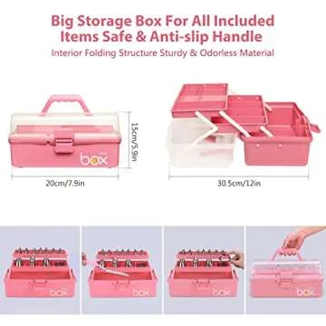 Cake Decorating Supplies Tools Kit: 358pcs Baking Accessories with Storage Case - Piping Bags and Icing Tips Set - Cupcake Cookie Frosting Fondant Bakery Set for Adults Beginners or Professional, Pink
