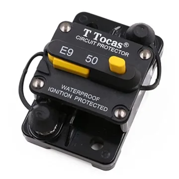 T Tocas 50A Circuit Breaker for Marine and RV Use