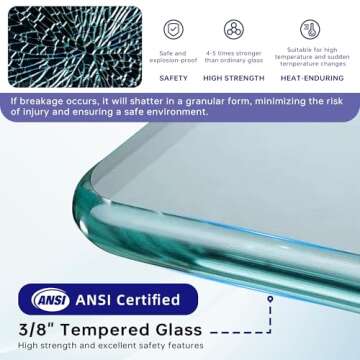 WOODBRIDGE Sliding Shower Door - Elegant Brushed Gold