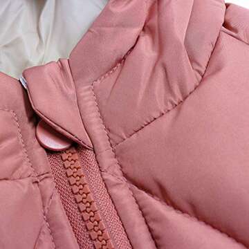 Curipeer Boys Girls Winter Jacket with Hooded Warm Snow Toddler Outer Clothing