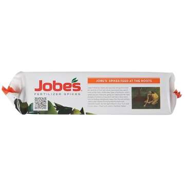 Jobe’s Garden Fertilizer Spikes, Easy Plant Care Slow Release Fertilizer for Fruit and Citrus Plan...
