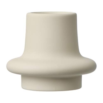 Bloomingville Ivory Stoneware Tealight Holder for Modern Decor