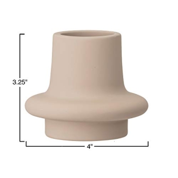 Bloomingville Ivory Stoneware Tealight Holder for Modern Decor