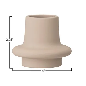 Bloomingville Ivory Stoneware Tealight Holder for Modern Decor