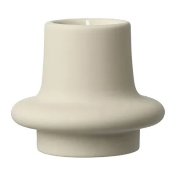 Bloomingville Ivory Stoneware Tealight Holder for Modern Decor