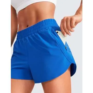 CRZ YOGA High Waisted 3" Running Shorts for Women