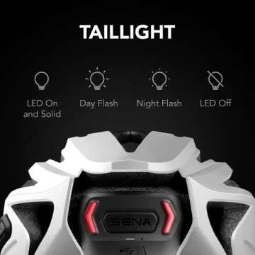 Sena R2 Road Cycling Smart Bluetooth Helmet (Matte Black, Large)