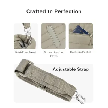 CHOLISS Small Puffer Tote Bag for Women - Stylish & Spacious