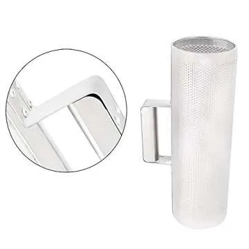 Mowind Stainless Steel Guiro 12" * 4" Percussion Instrument Musical Training Tool with Scraper