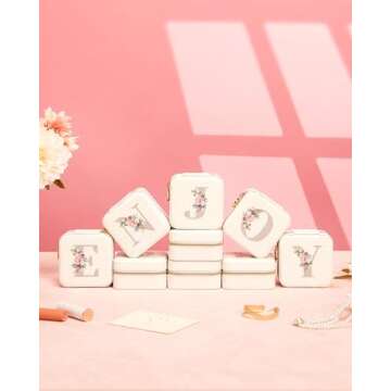 Enthralite Travel Jewelry Box for Girls: Traveling Jewelry Case Gift for Women - Mini Organizer for ...