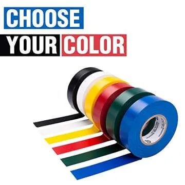 Cambridge Electrical Tape – Premium Quality, 6 Rolls, 66 Feet