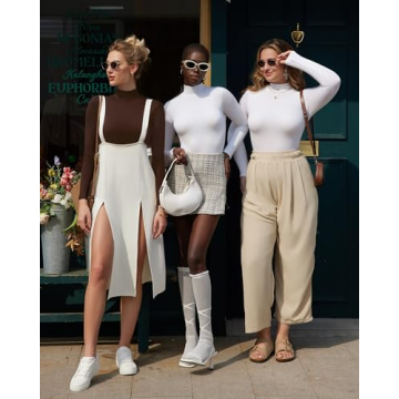 MANGOPOP Women's Long Sleeve Bodysuit for All Occasions