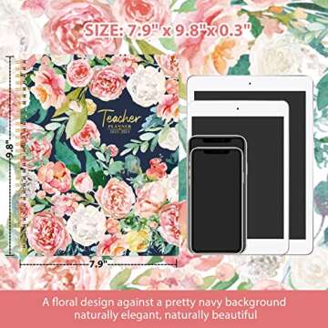 Floral Teacher Planner 2023-2024 for Effortless Organization