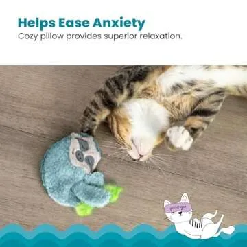 Catstages Snoozin' Sloth Plush Toy for Stress Relief