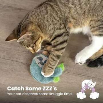 Catstages Snoozin' Sloth Plush Toy for Stress Relief