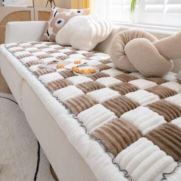 Stylish Awjcsv Couch Cover for Dogs - Washable & Non-Slip