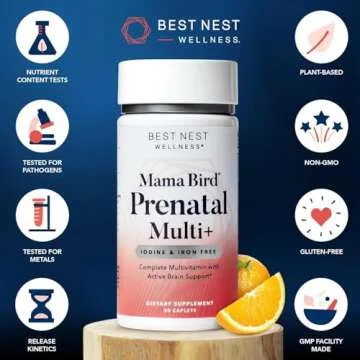Best Nest Wellness Vegan Prenatal Multi for Moms