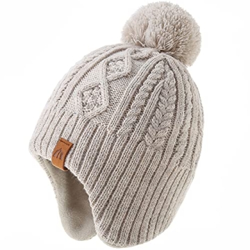 LMLALML Boys Winter Hat - Warm & Stylish Earflap Beanie