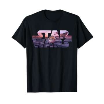 Star Wars The Mandalorian Razor Crest Floating Pod Logo T-Shirt