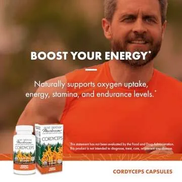 Host Defense Cordyceps Capsules for Immune & Energy Support