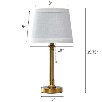 Oneach USB Table Lamps Set for Bedroom and Office
