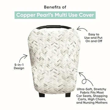 Stylish Copper Pearl Multi-Use Cover for Moms and Babies