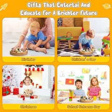 SOOTFRO Busy Board Educational Sensory Toy for Toddlers