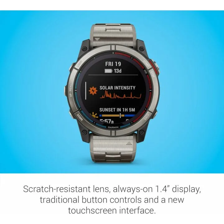 Garmin quatix® 7X Solar: Marine GPS Smartwatch