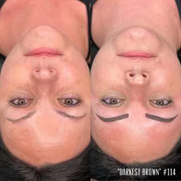 Madluvv Microblading Ink and Eyebrow Pigment, Gel Consistency and High Retention, Non-Toxic, For Microblading and Permanent Tattoo Artistry l Vegan l Made in the USA 10ML, Darkest Brown 114