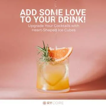 Rycore Heart Silicone Molds for Baking Fun Treats