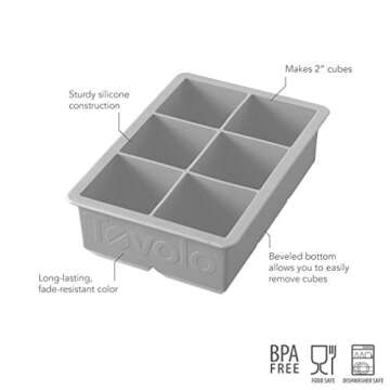 King Cube Ice Tray: Extra-Large Ice Cubes for Every Occasion