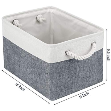 Stylish WISELIFE Collapsible Storage Bins for Organization