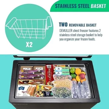 Compact DEMULLER Chest Freezer with Digital Control