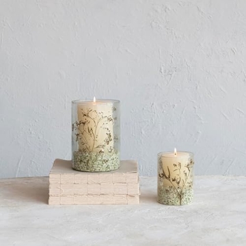 Elegant Creative Co-Op Reclaimed Glass Votive Holder