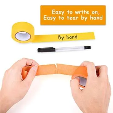 Funyole Colored Masking Tape Craft Set - 8PCS Vibrant Tapes