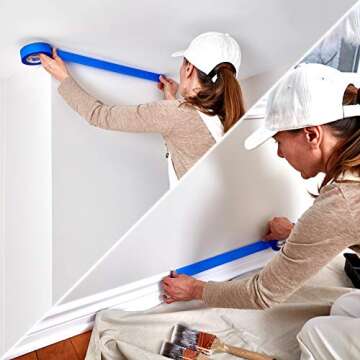 Funyole Colored Masking Tape Craft Set - 8PCS Vibrant Tapes