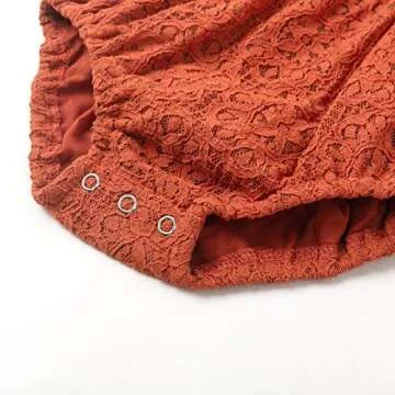 Simplee Kids Lace Romper for Infants - Stylish and Cozy