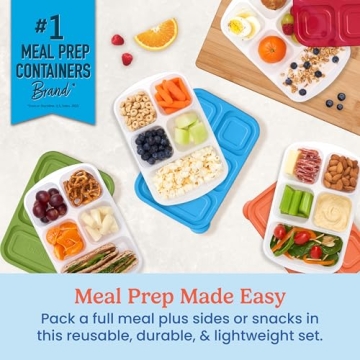 Bentgo Easyboxes - 5-Compartment Meal Prep Containers